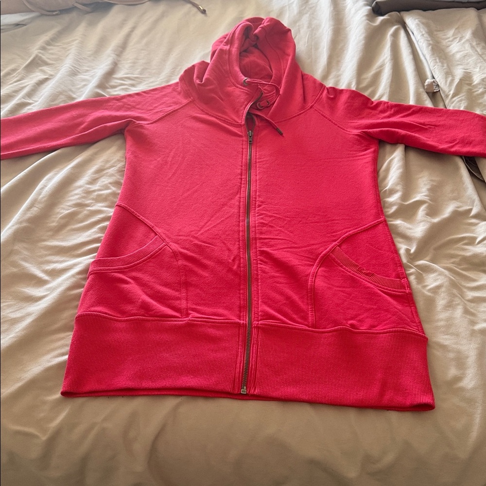 Garage Red Zip-Up Hoodie - Picture 14 of 14